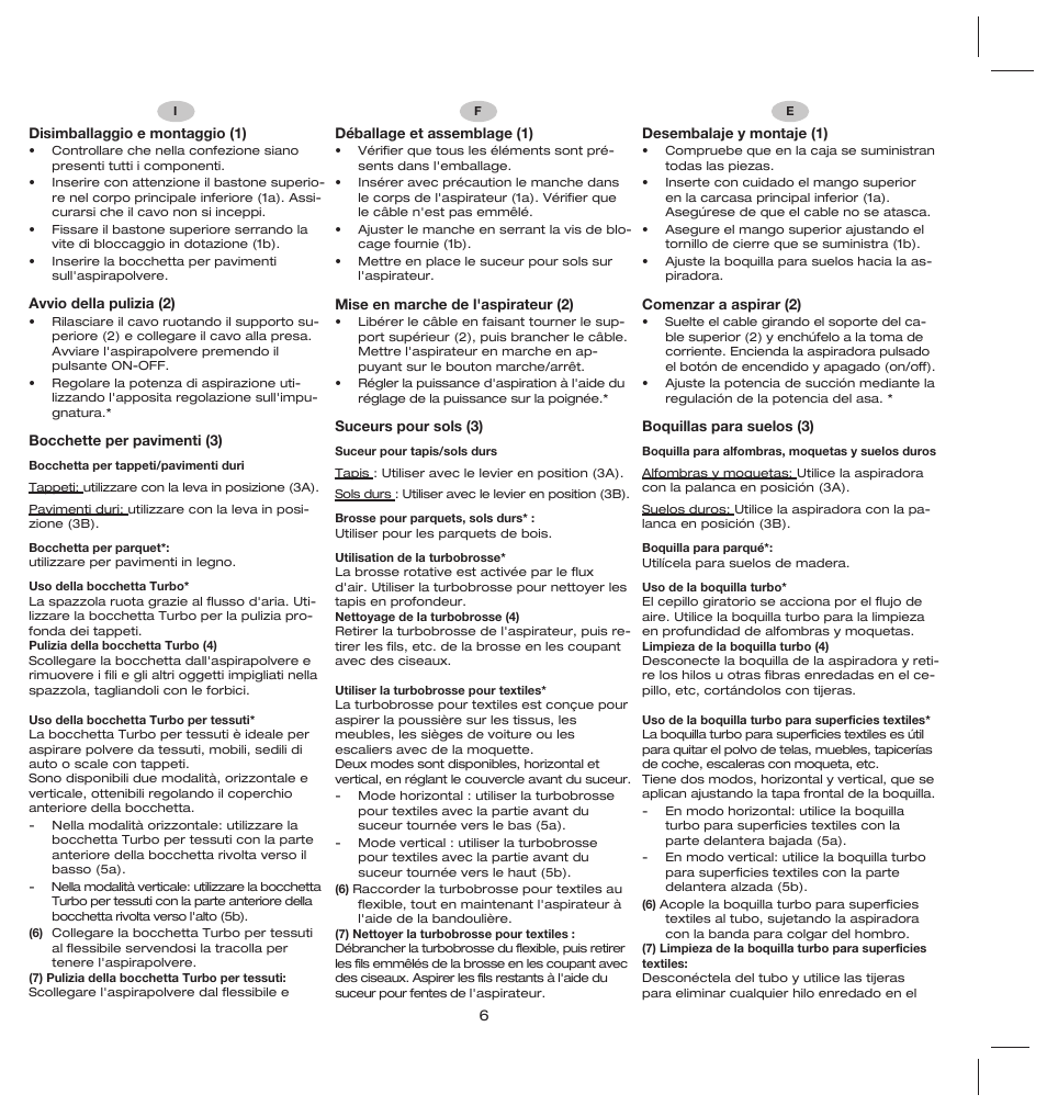 Electrolux ZS206 User Manual | Page 10 / 68