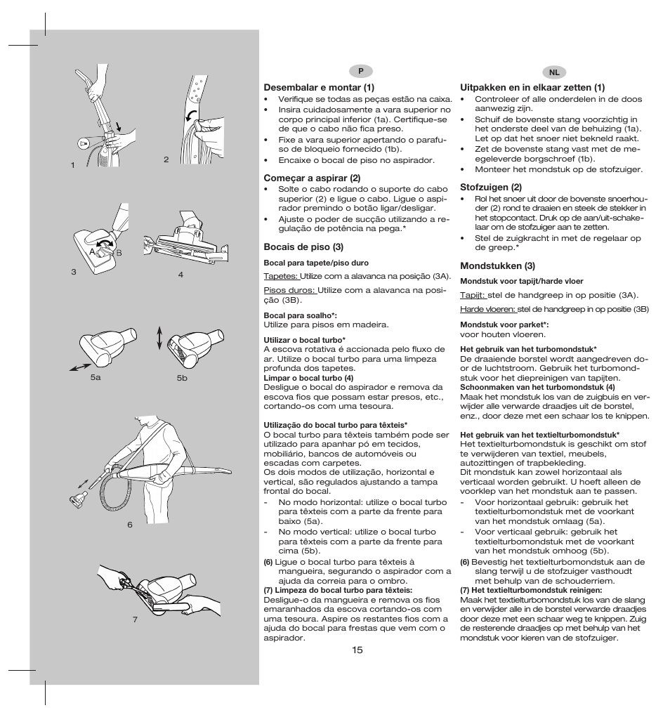 Electrolux ZS206 User Manual | Page 19 / 68