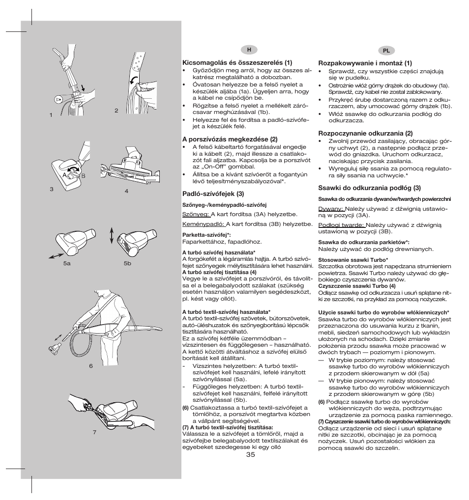 Electrolux ZS206 User Manual | Page 39 / 68
