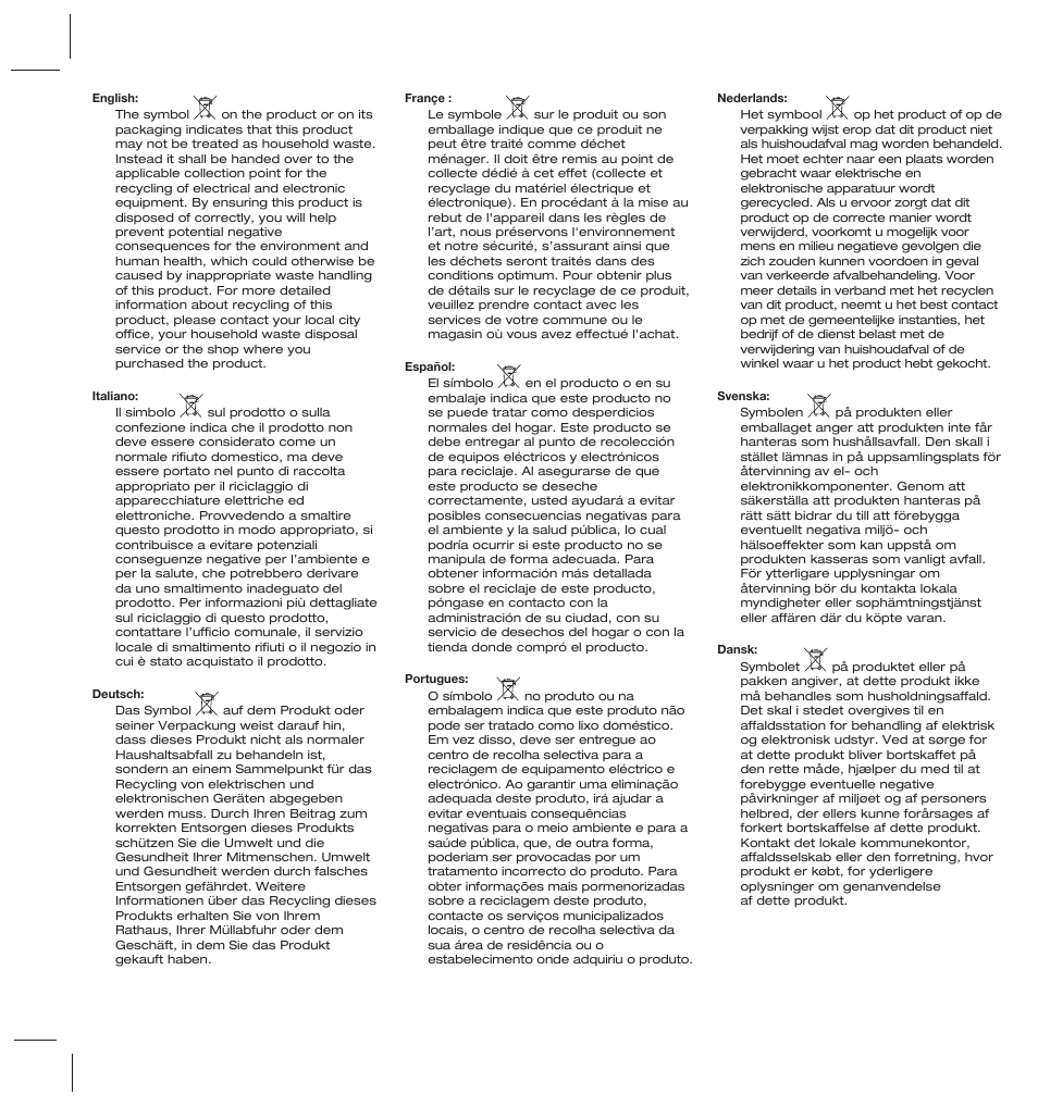 Electrolux ZS206 User Manual | Page 65 / 68