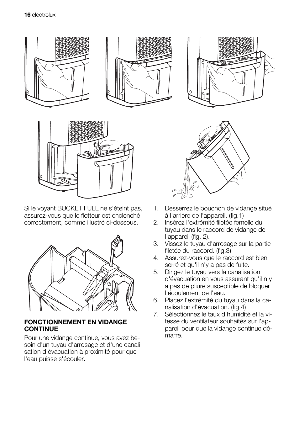 Electrolux EXD25DN3W User Manual | Page 16 / 72