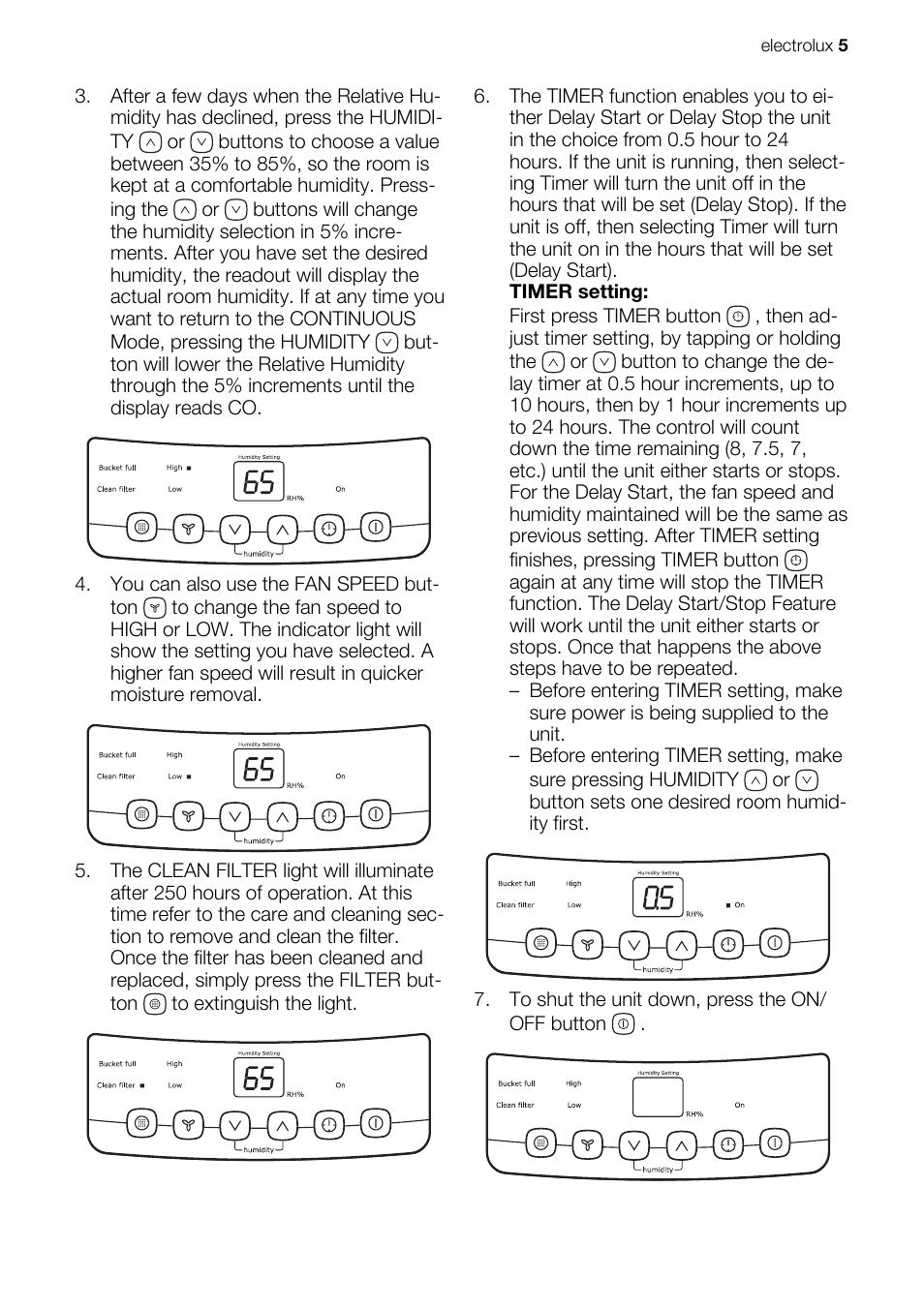 Electrolux EXD25DN3W User Manual | Page 5 / 72