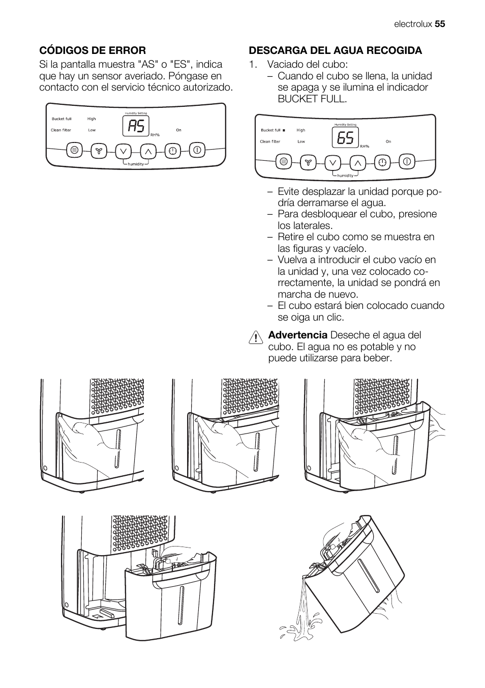 Electrolux EXD25DN3W User Manual | Page 55 / 72