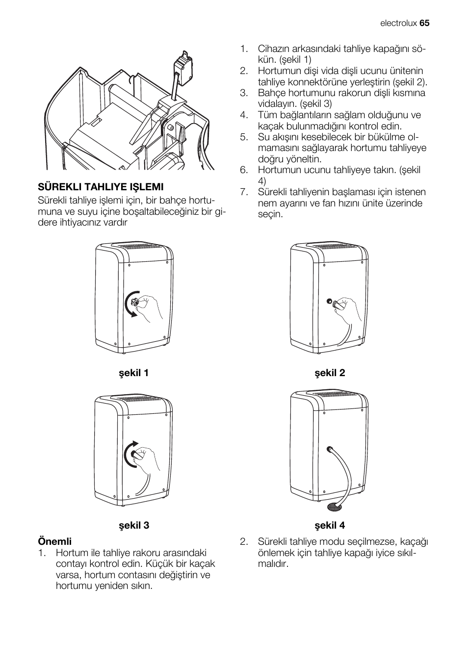 Electrolux EXD25DN3W User Manual | Page 65 / 72