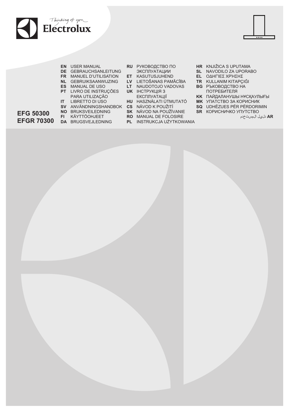 Electrolux EFG50300X User Manual | 156 pages