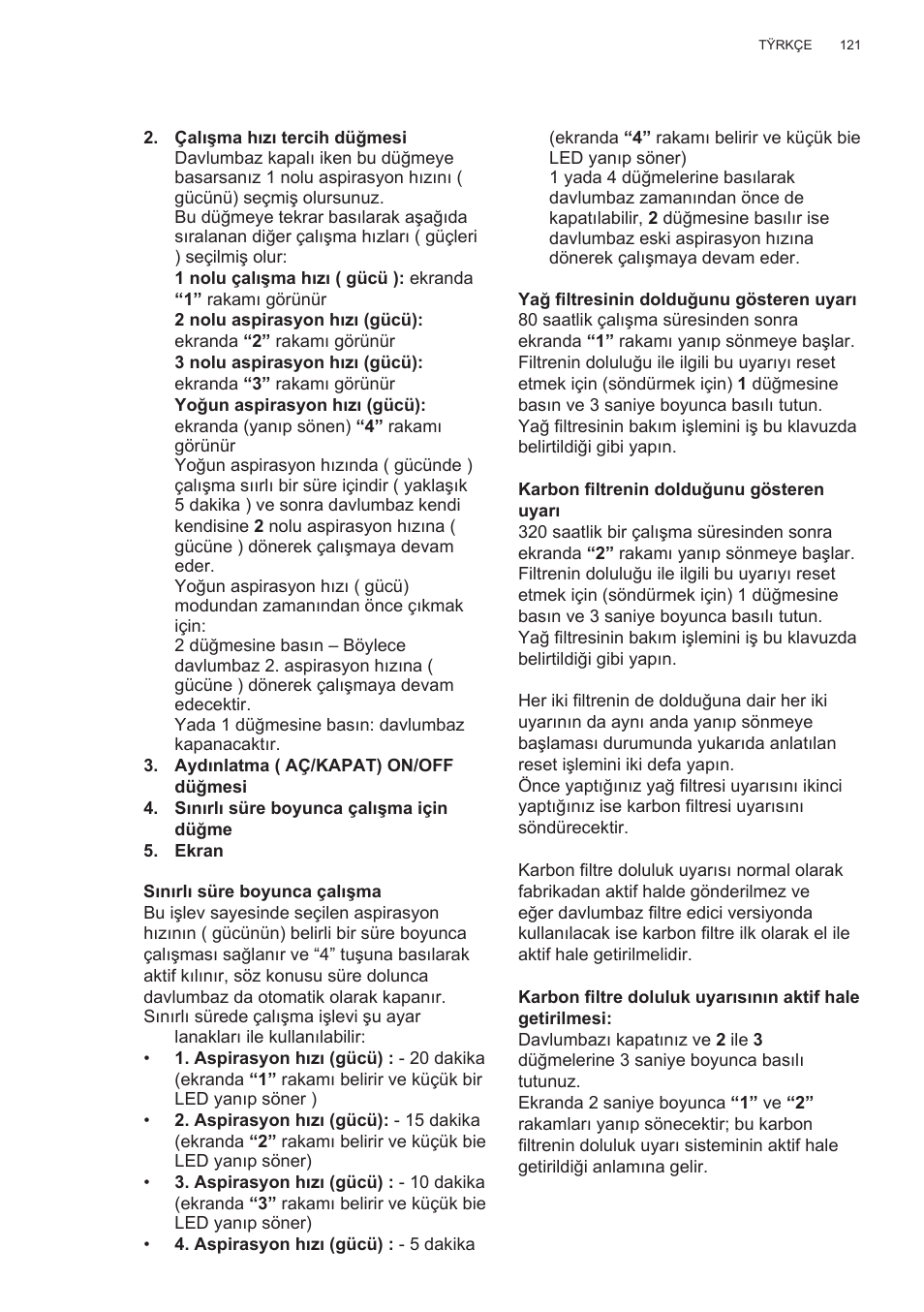 Electrolux EFG50300X User Manual | Page 121 / 156