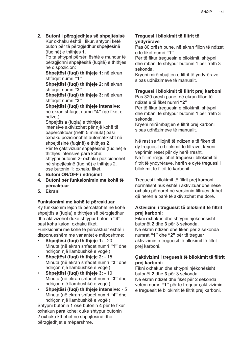 Electrolux EFG50300X User Manual | Page 141 / 156