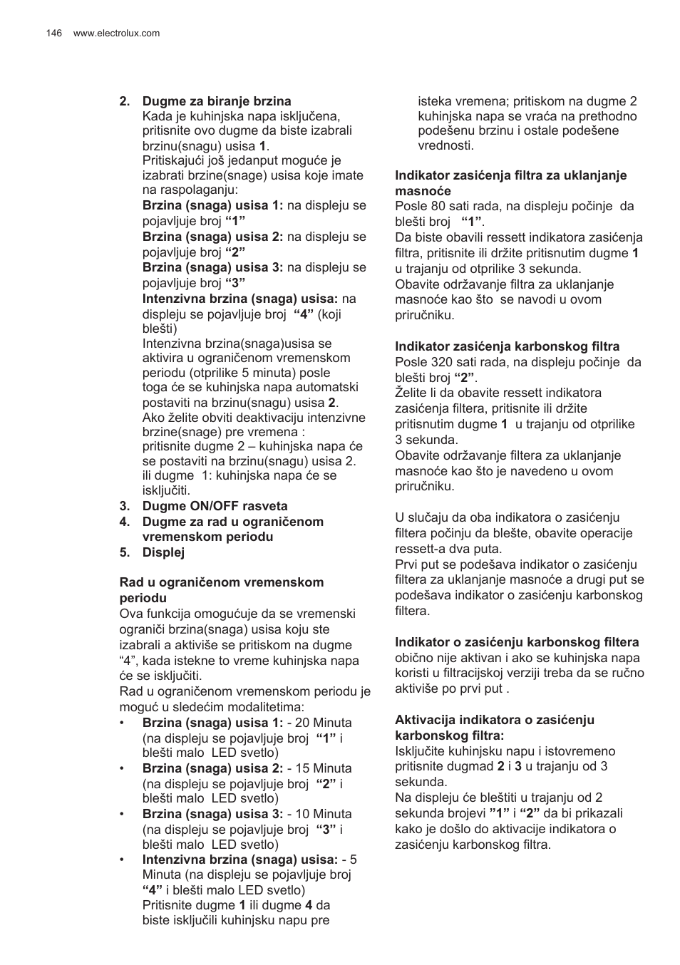 Electrolux EFG50300X User Manual | Page 146 / 156