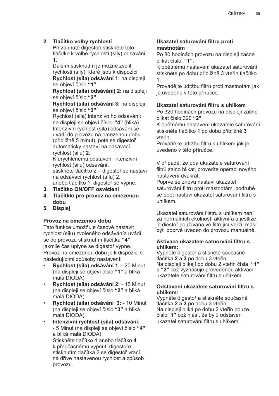 Electrolux EFG50300X User Manual | Page 85 / 156