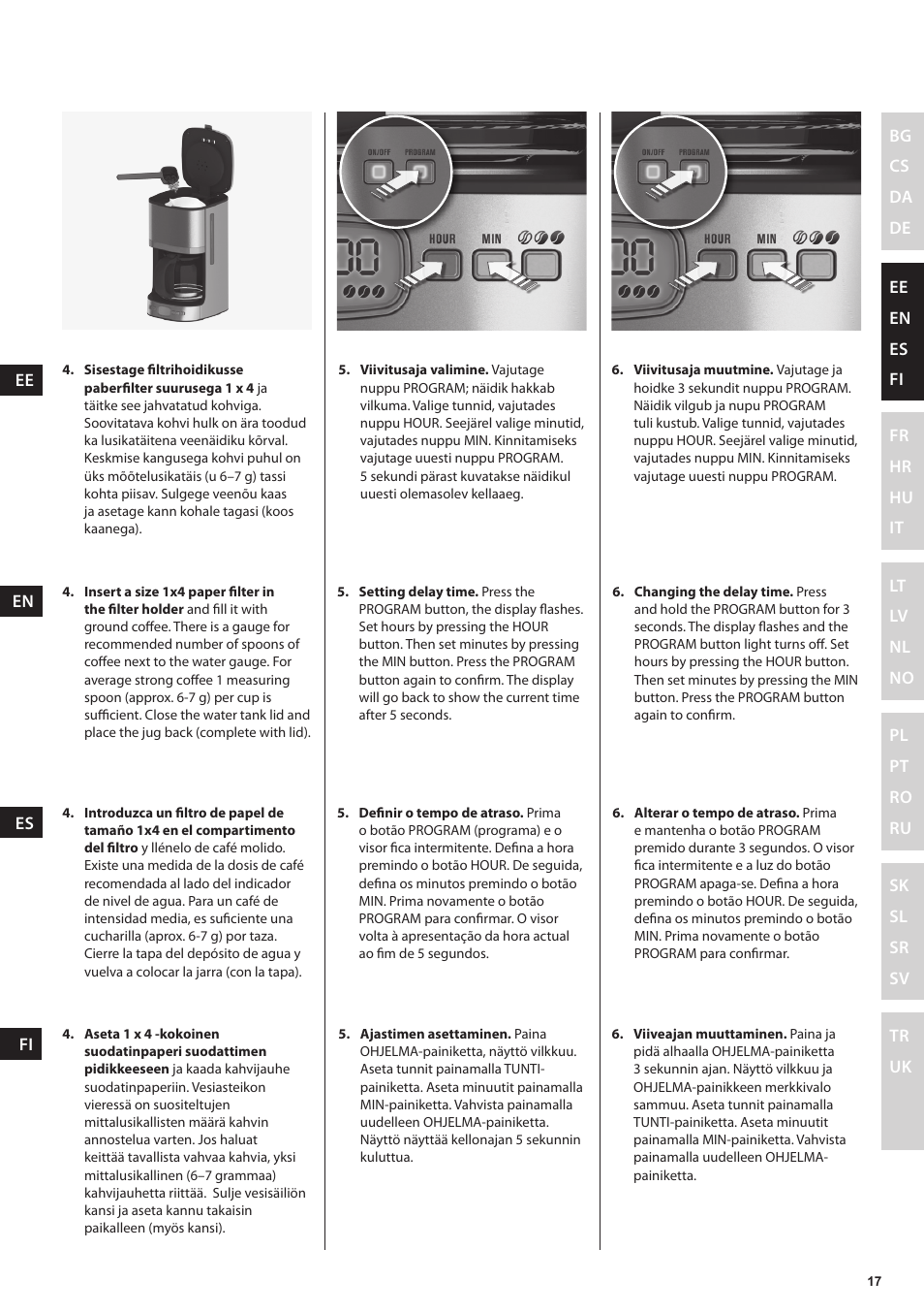 Electrolux EKF7500 User Manual | Page 17 / 72