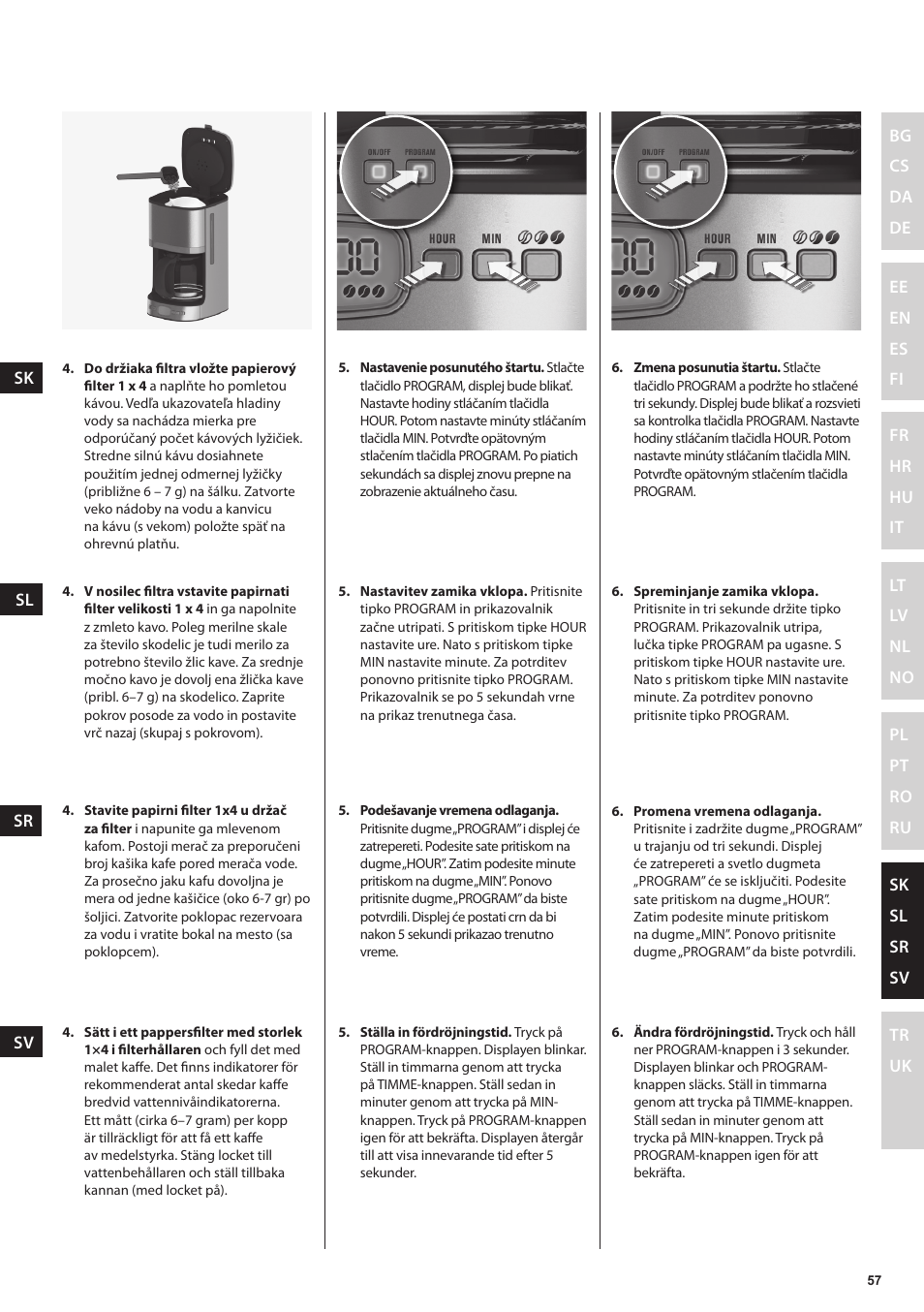 Electrolux EKF7500 User Manual | Page 57 / 72