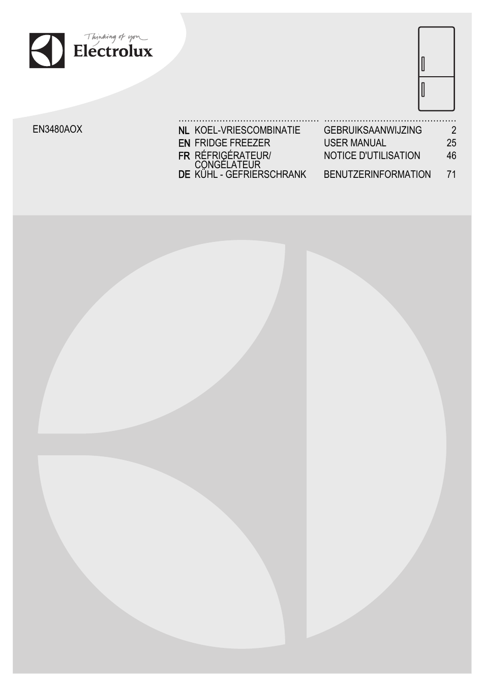 Electrolux EN3480AOX User Manual | 96 pages