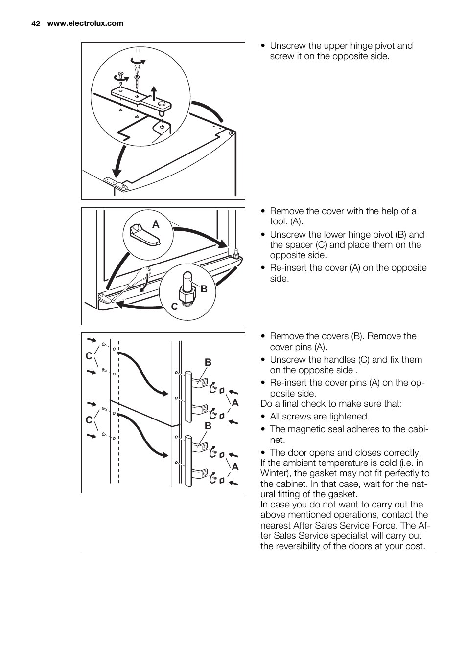 Electrolux EN3480AOX User Manual | Page 42 / 96