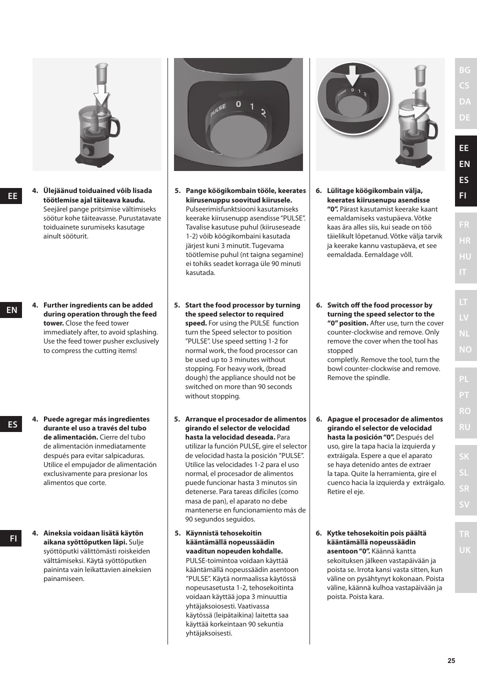 Electrolux EFP5300 User Manual | Page 25 / 124