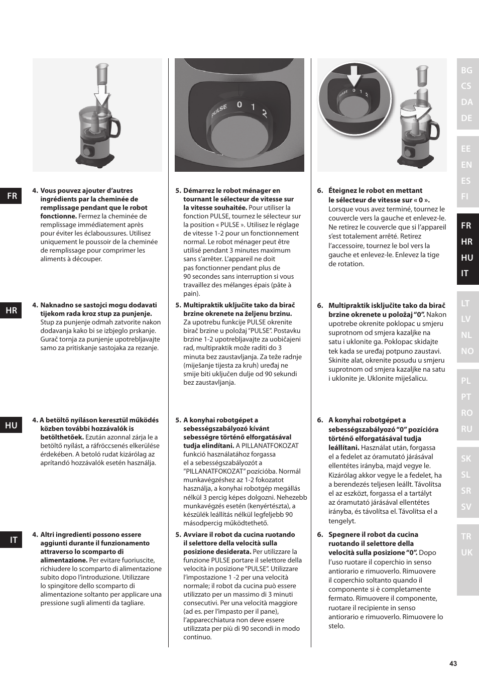 Electrolux EFP5300 User Manual | Page 43 / 124