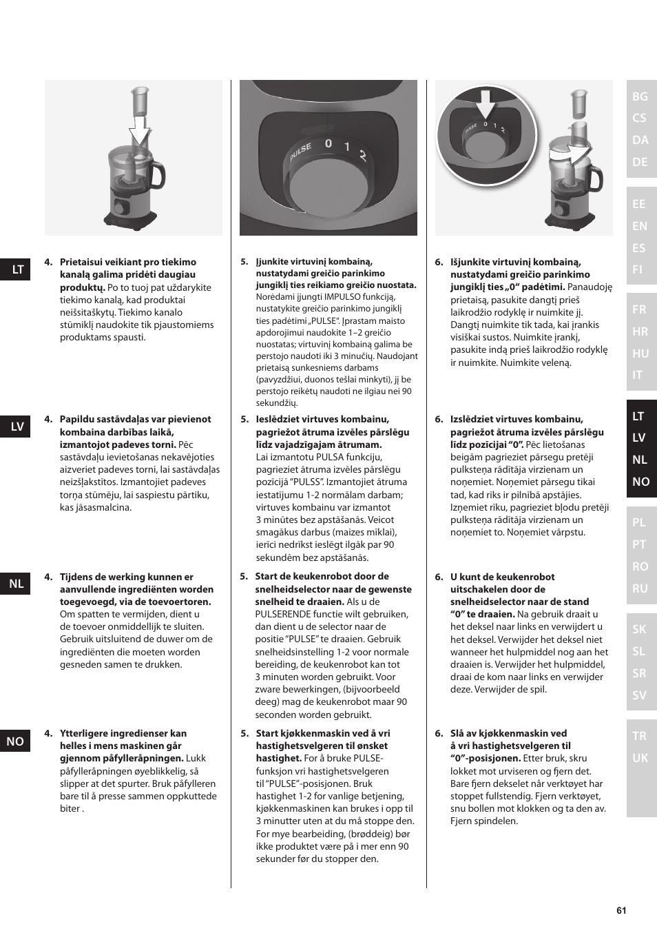 Electrolux EFP5300 User Manual | Page 61 / 124