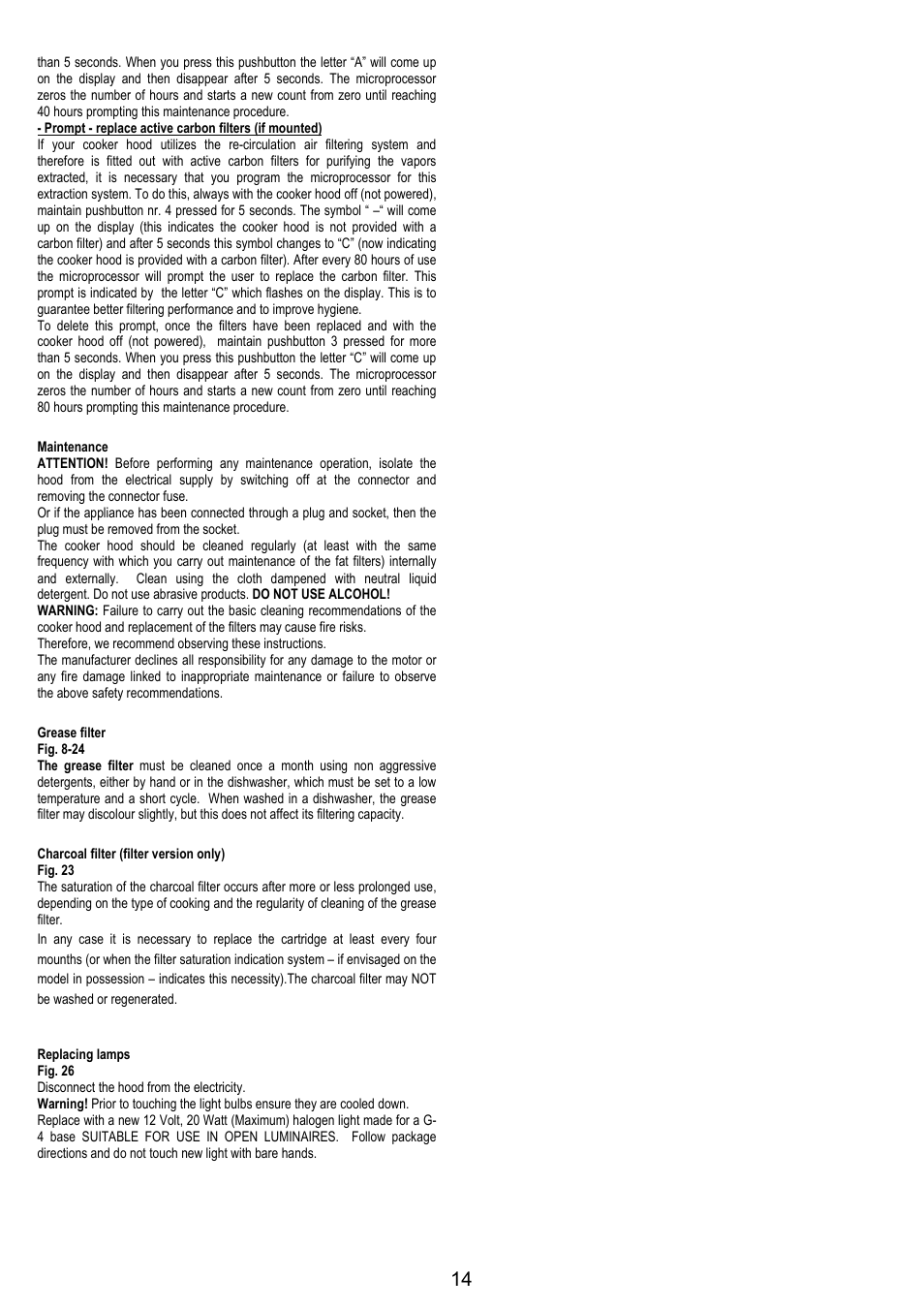 Electrolux EFC50800X User Manual | Page 13 / 72