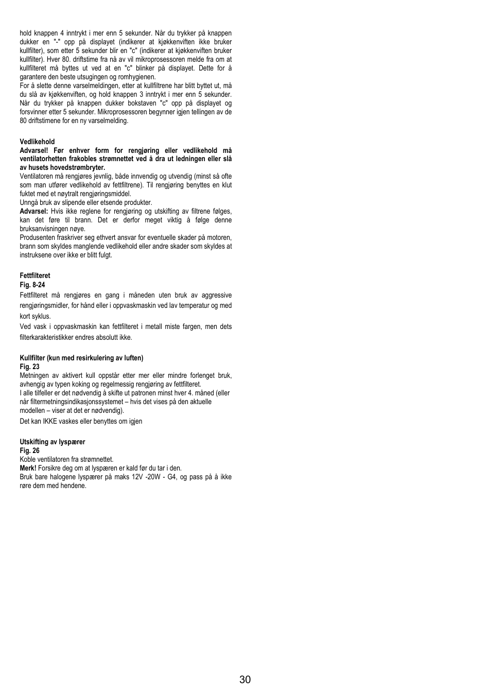 Electrolux EFC50800X User Manual | Page 29 / 72