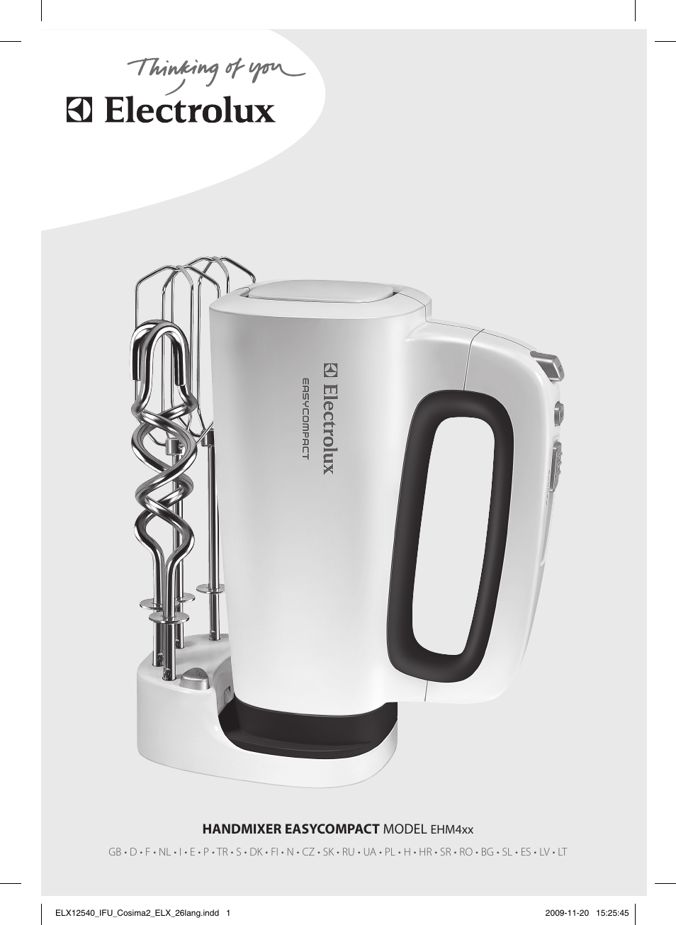Electrolux EHM4400 User Manual | 64 pages