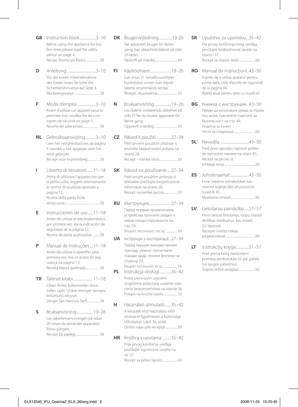 Electrolux EHM4400 User Manual | Page 2 / 64