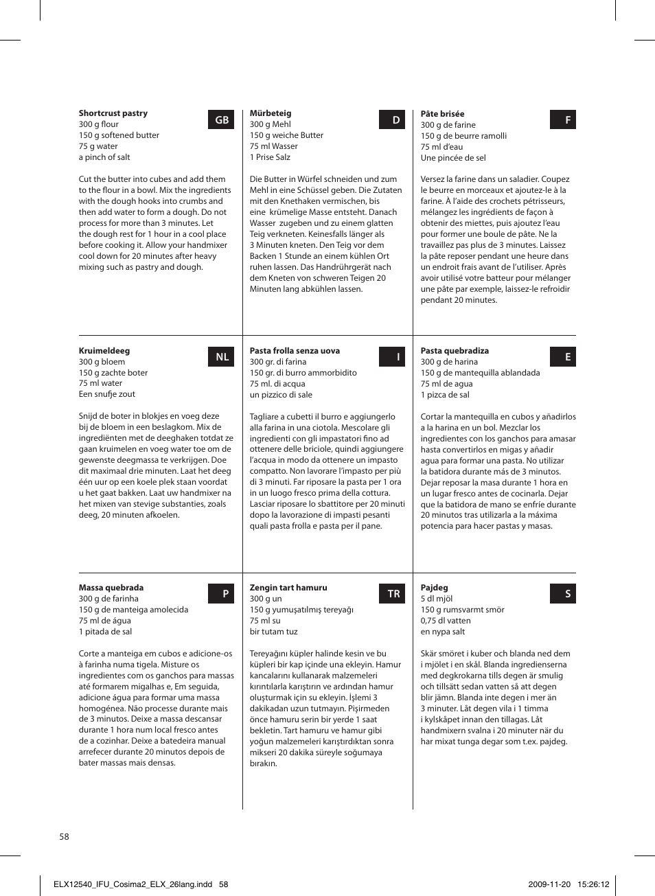 Electrolux EHM4400 User Manual | Page 58 / 64