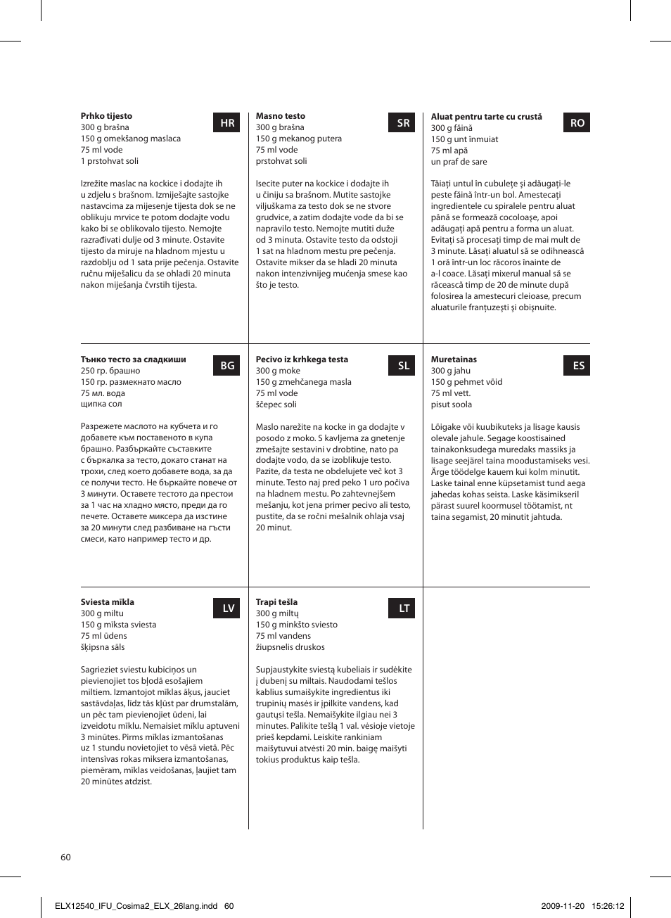 Electrolux EHM4400 User Manual | Page 60 / 64