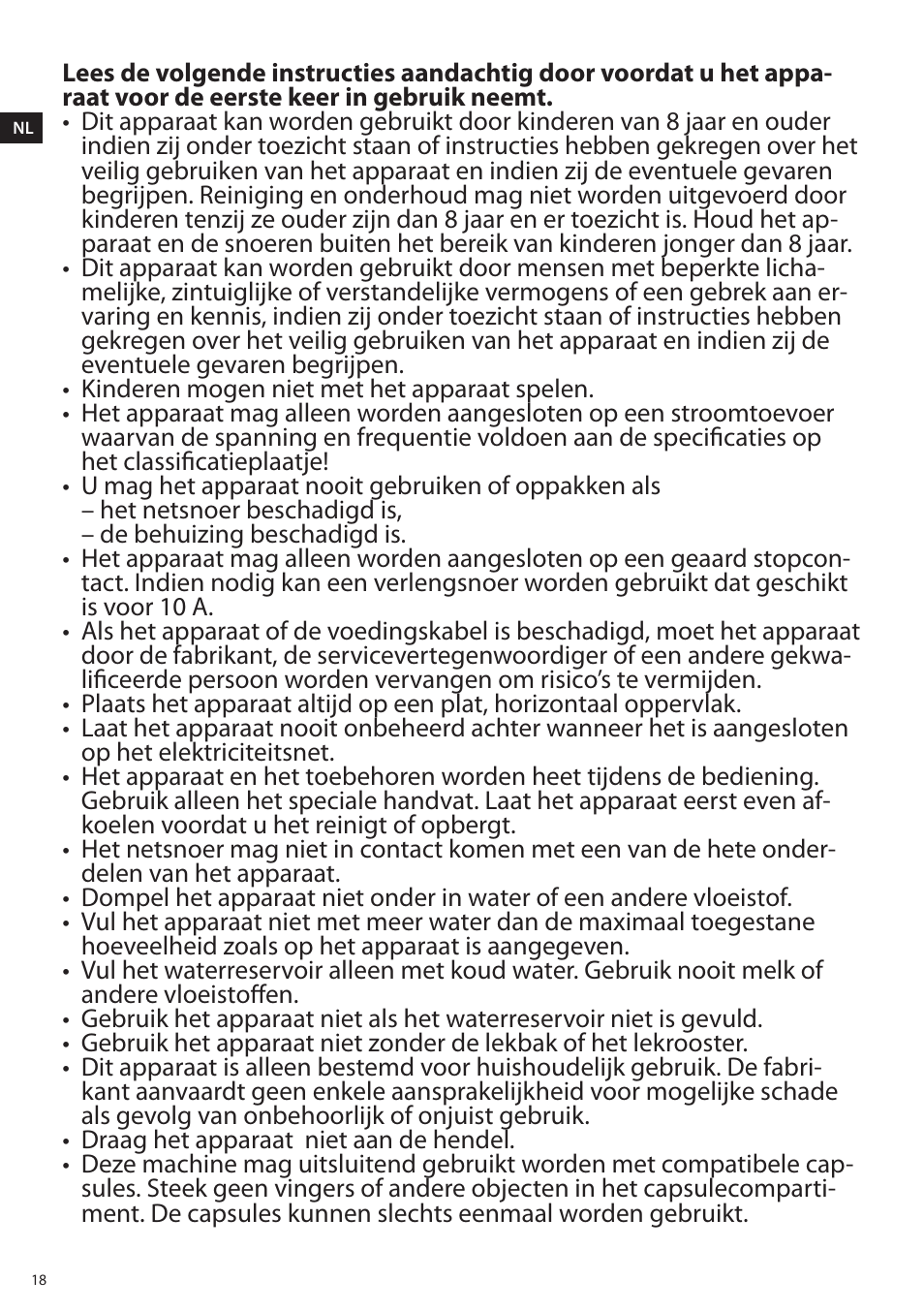 Electrolux ELM5000BK User Manual | Page 18 / 60