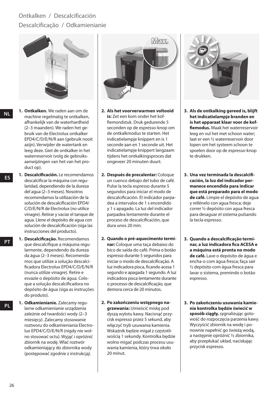 Electrolux ELM5000BK User Manual | Page 26 / 60