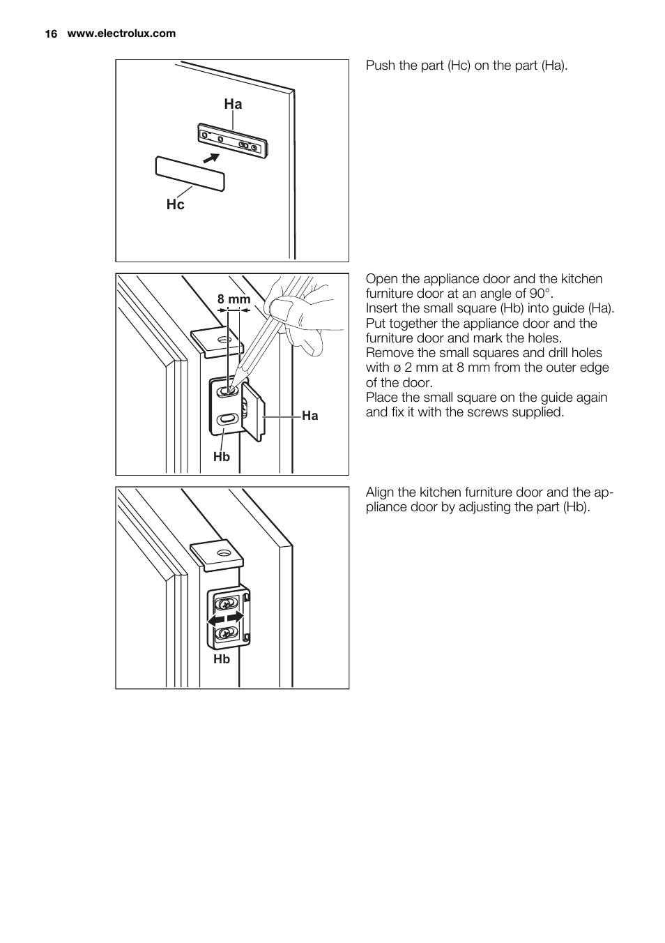 Electrolux EUN2244AOW User Manual | Page 16 / 80