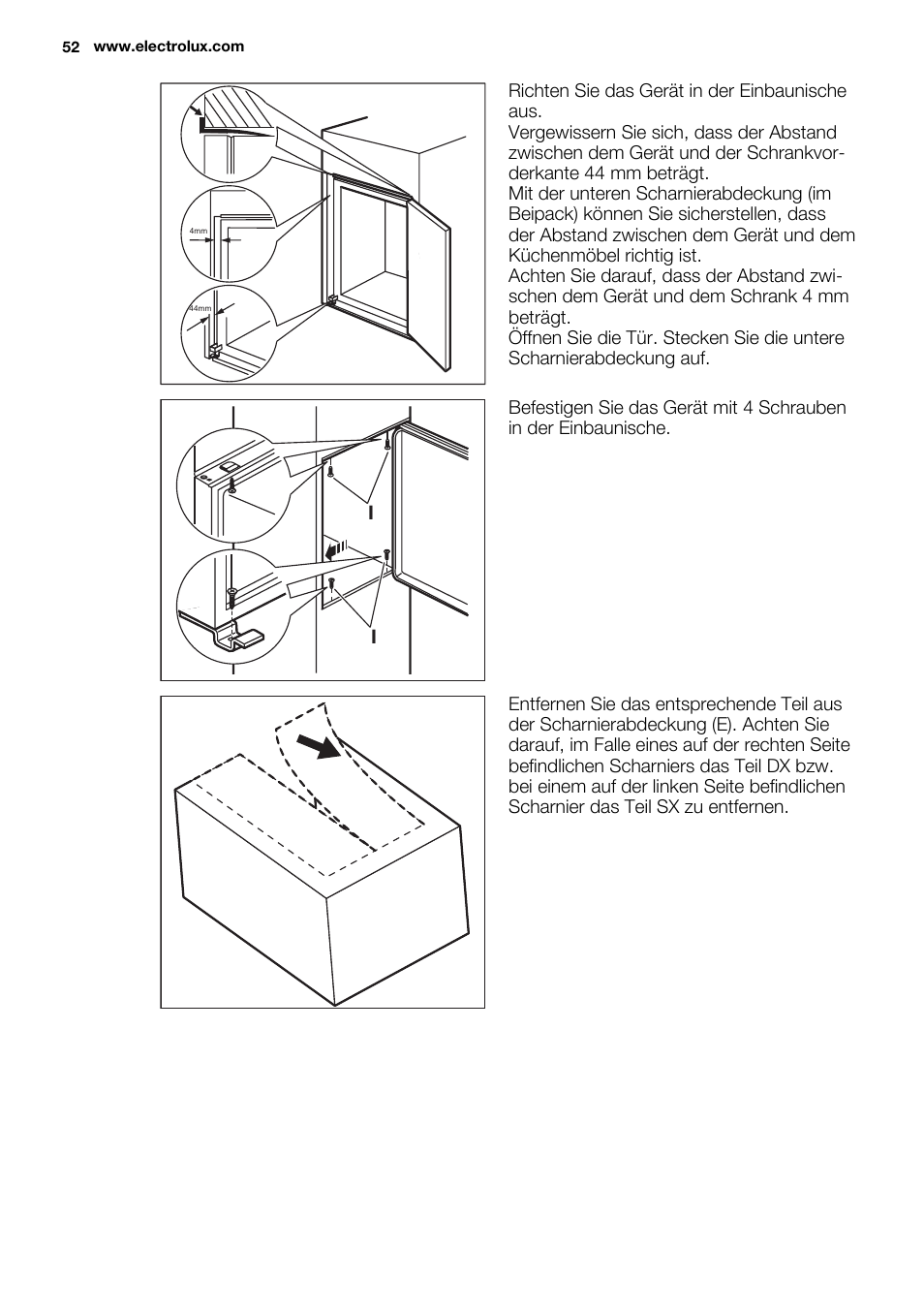 Electrolux EUN2244AOW User Manual | Page 52 / 80