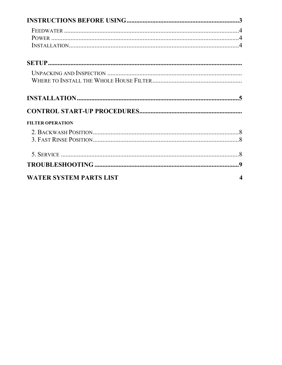 Water Inc HOUSEPURE HP04 User Manual | Page 2 / 10