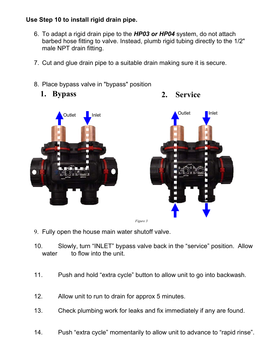 Bypass 2. service | Water Inc HOUSEPURE HP04 User Manual | Page 7 / 10