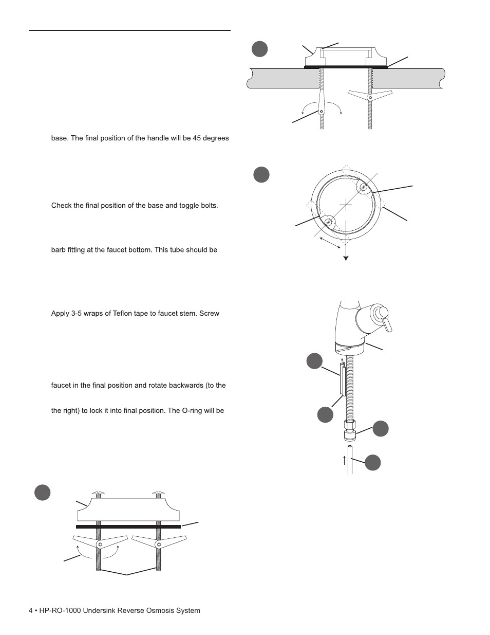 Installation continued | Water Inc HP-RO-1000 User Manual | Page 4 / 16