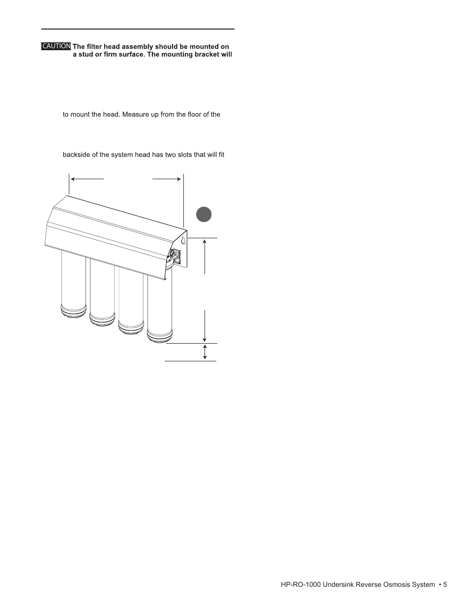 Installation continued | Water Inc HP-RO-1000 User Manual | Page 5 / 16