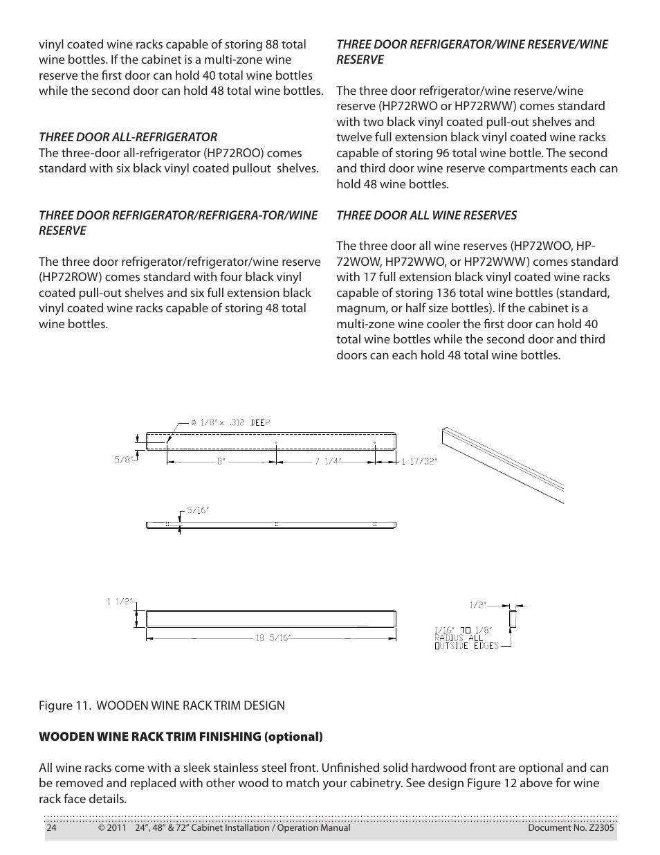 Water Inc 72” Signature Series User Manual | Page 24 / 37