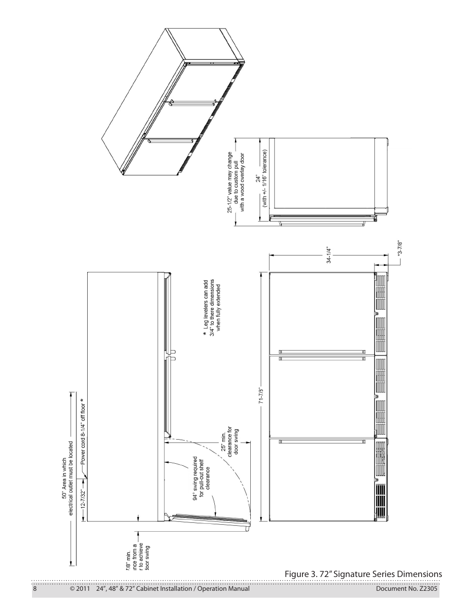 Water Inc 72” Signature Series User Manual | Page 8 / 37