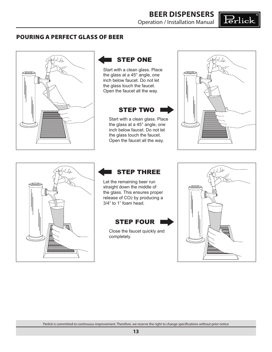 Beer dispensers | Water Inc BEER DISPENSERS User Manual | Page 13 / 22