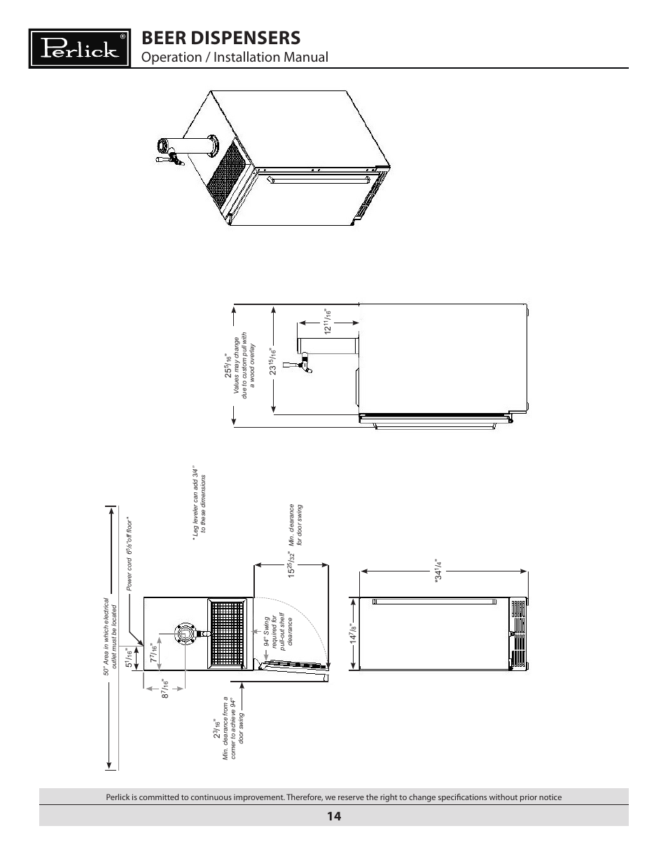 Beer dispensers | Water Inc BEER DISPENSERS User Manual | Page 14 / 22