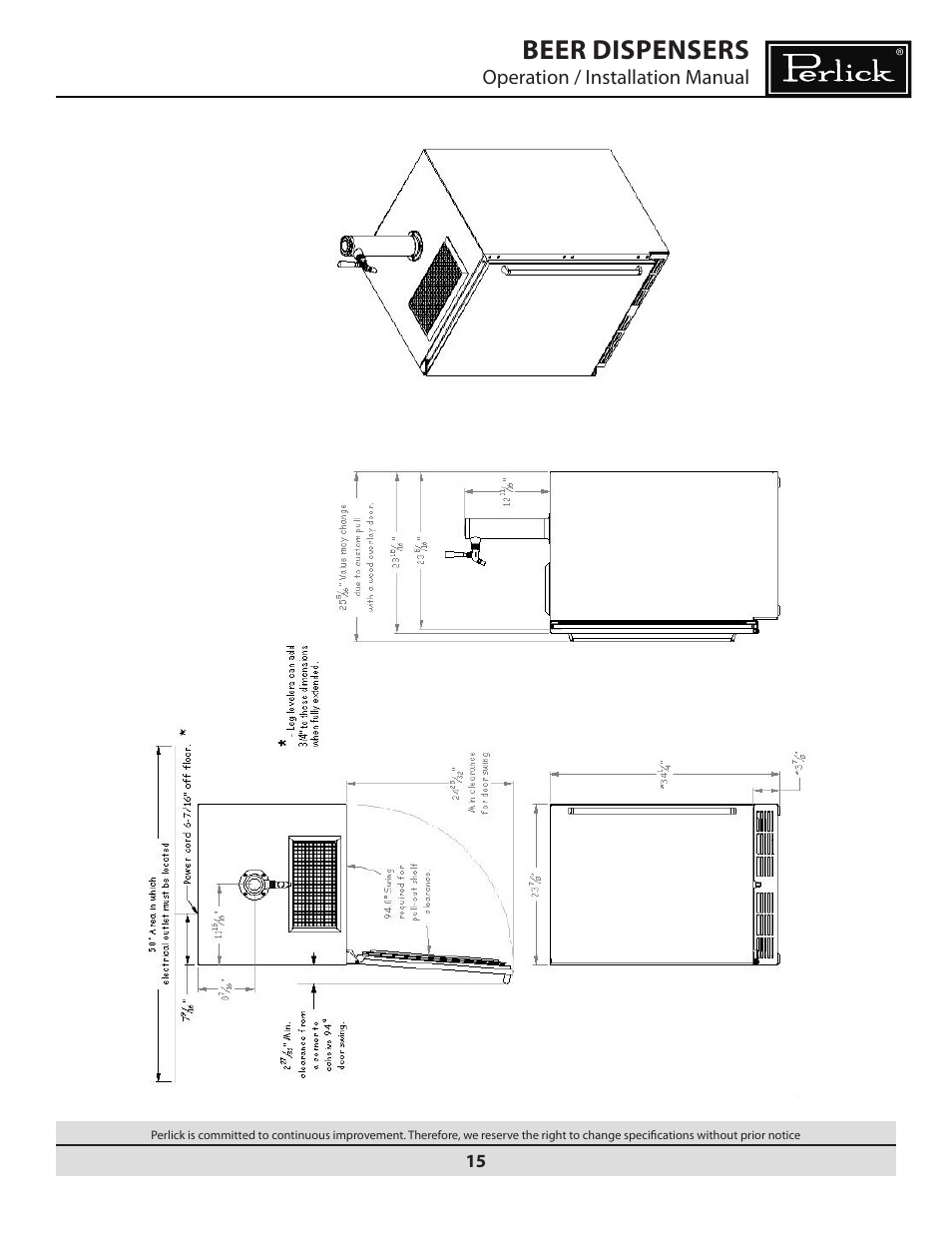 Beer dispensers | Water Inc BEER DISPENSERS User Manual | Page 15 / 22