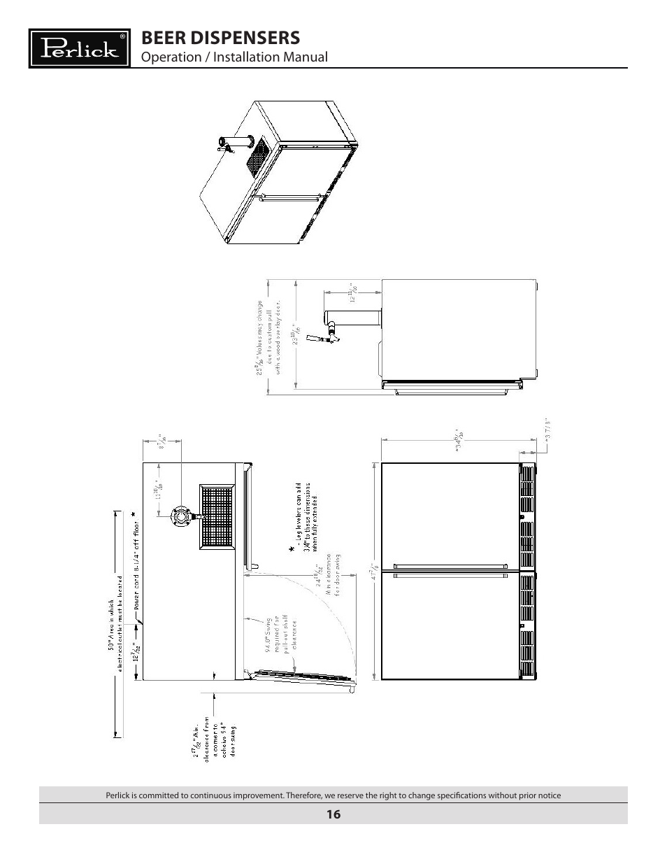 Beer dispensers | Water Inc BEER DISPENSERS User Manual | Page 16 / 22