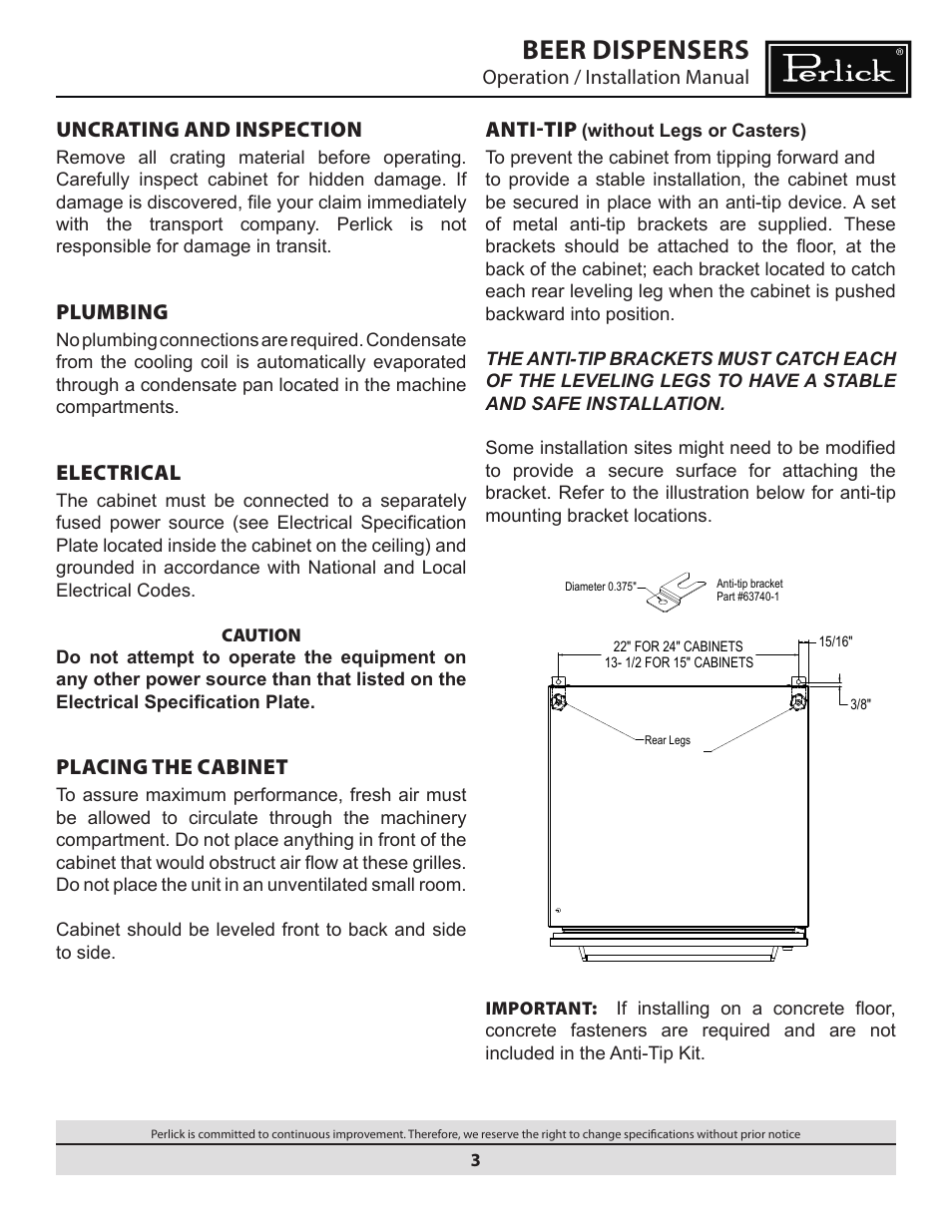 Beer dispensers | Water Inc BEER DISPENSERS User Manual | Page 3 / 22