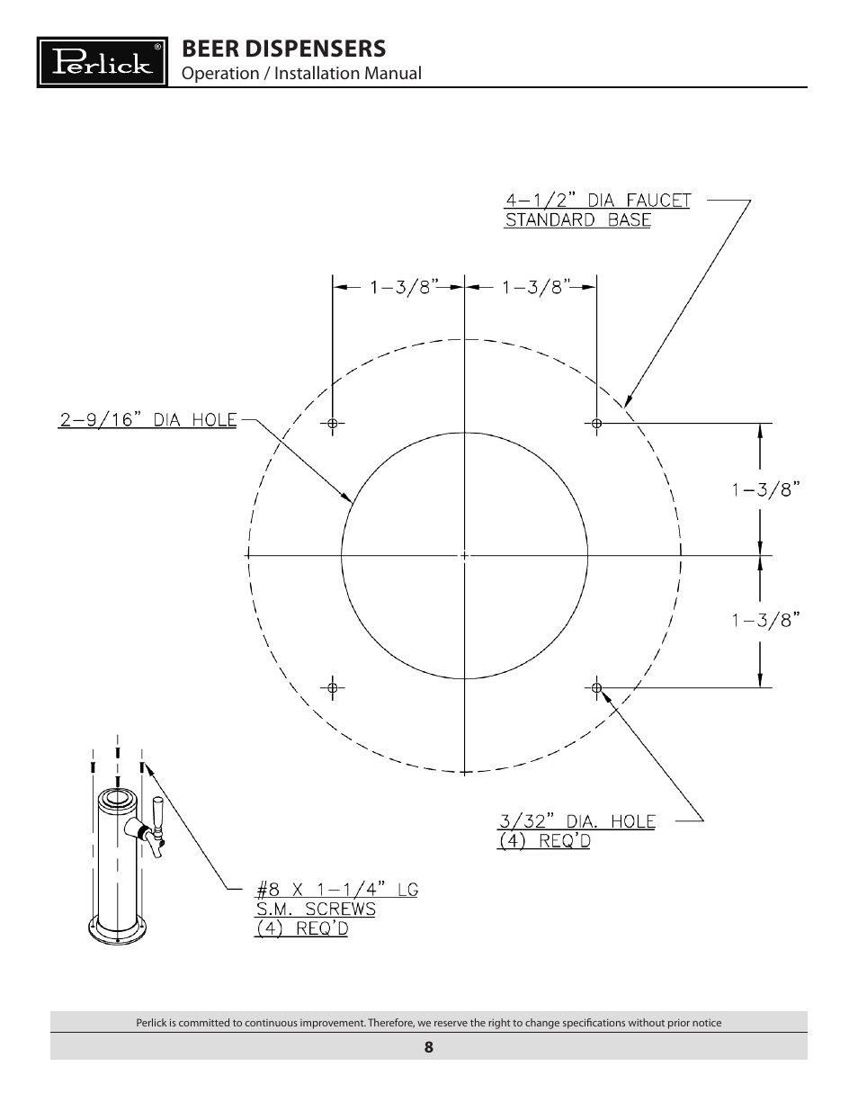 Beer dispensers | Water Inc BEER DISPENSERS User Manual | Page 8 / 22