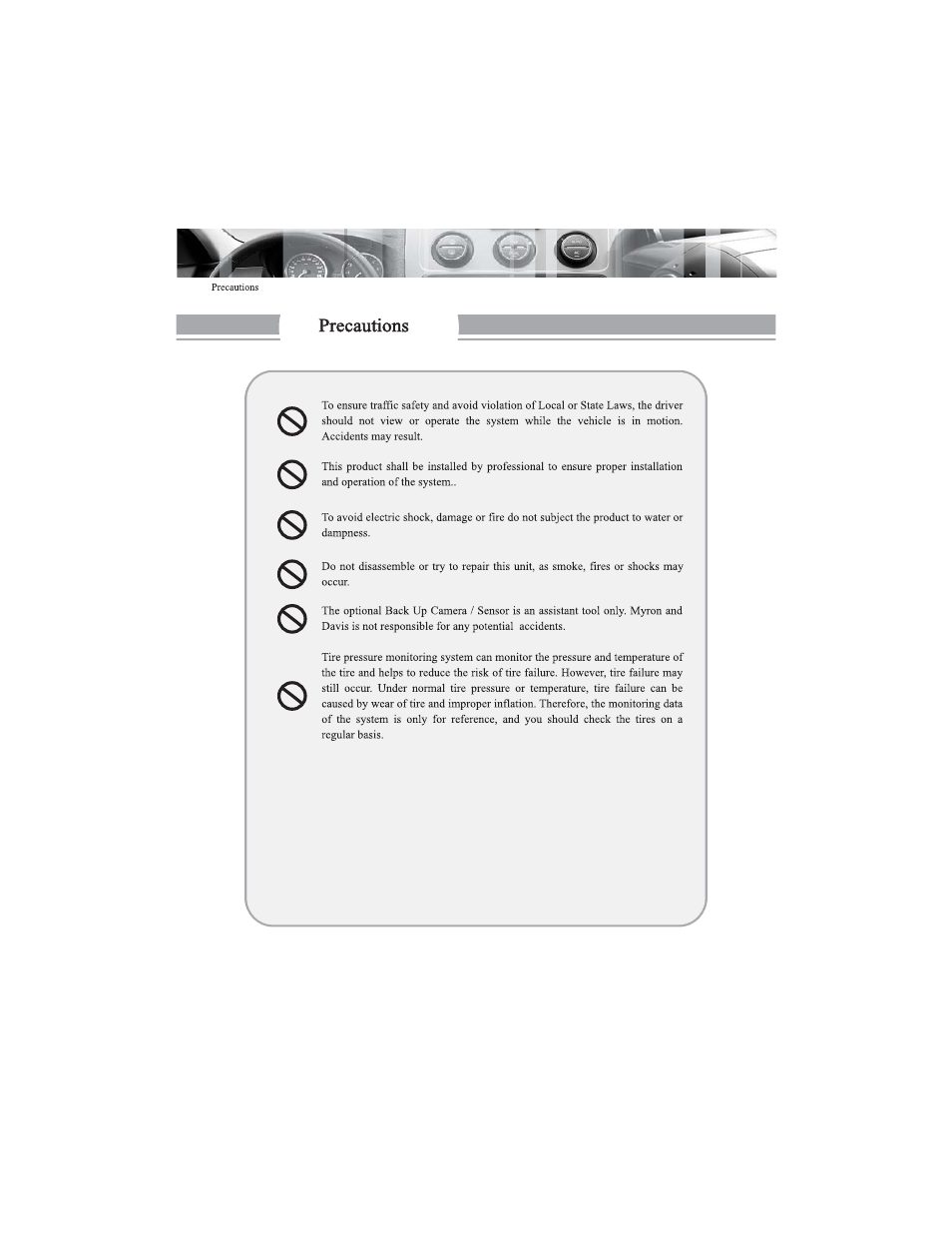 Myron&Davis NV7HCV1 User Manual | Page 3 / 65