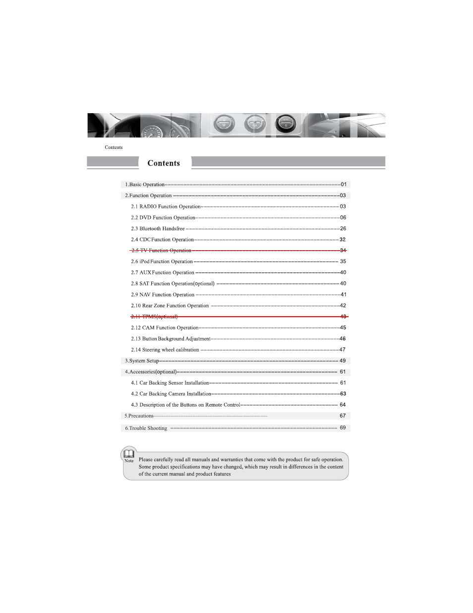 Myron&Davis NV7HCV1 User Manual | Page 5 / 65