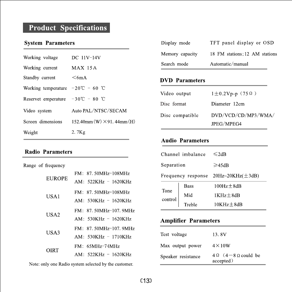 页面 15 | Myron&Davis NV7TVZ1 User Manual | Page 15 / 16