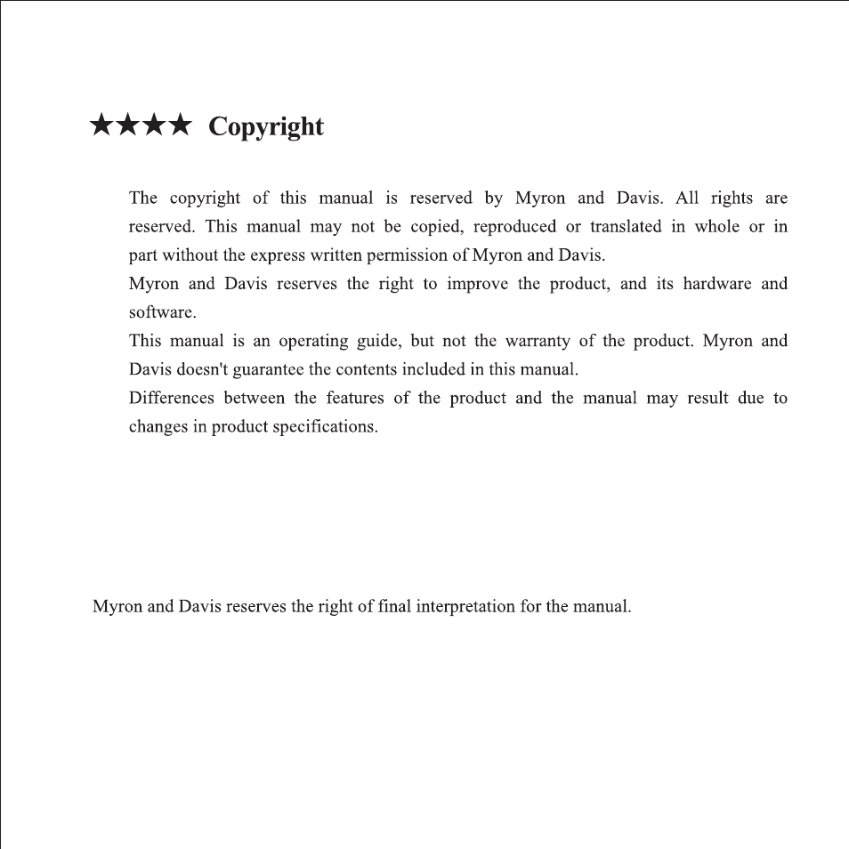Myron&Davis NV7TRV1 User Manual | Page 2 / 16