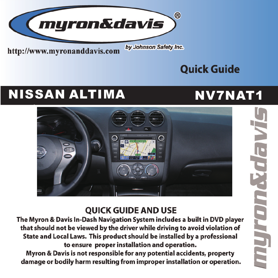 Myron&Davis NV7NAT1 User Manual | 16 pages