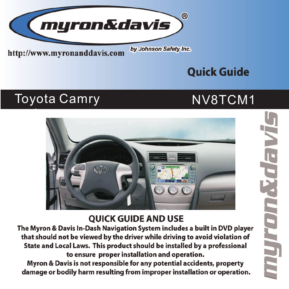 Myron&Davis NV8TCM1 User Manual | 17 pages