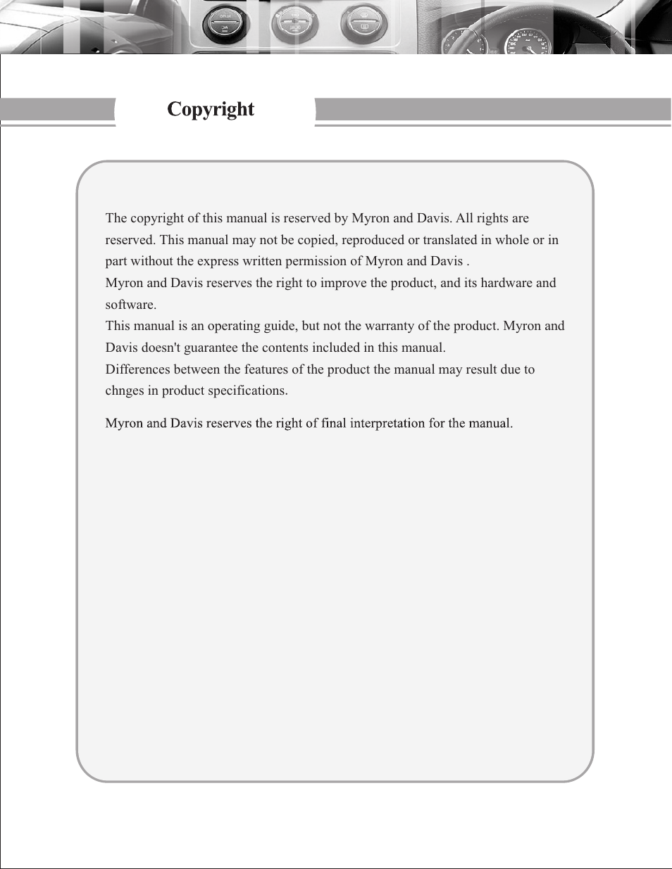 Myron&Davis NV8ACC1 User Manual | Page 2 / 77