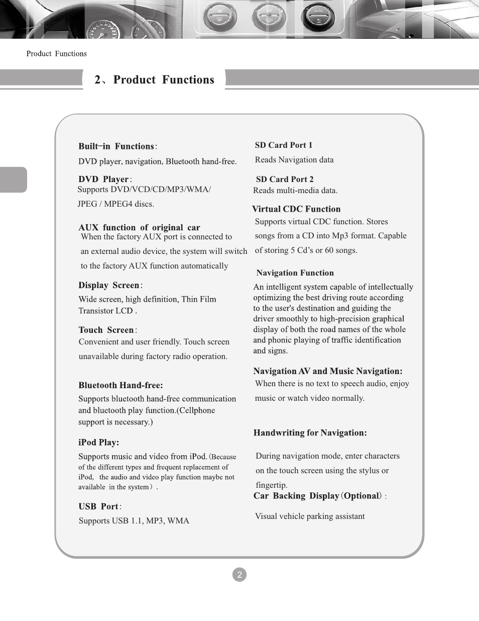 Myron&Davis NV8ACC1 User Manual | Page 7 / 77